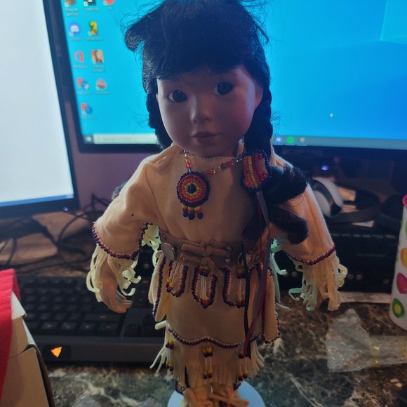 Georgetown Collections The Winter Baby Collectible Doll - Picture 1 of 3